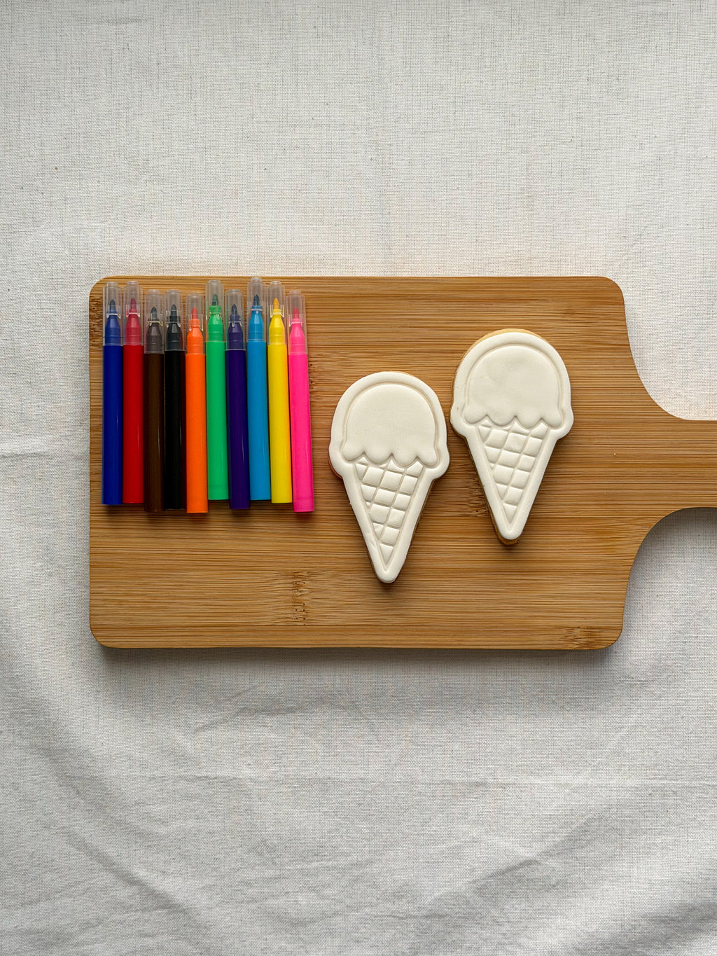 Ice Cream Colour-In Cookie Kit