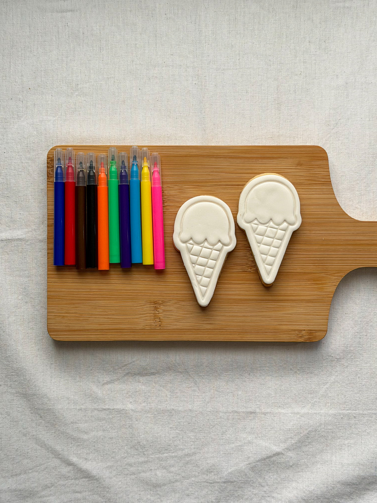 Ice Cream Colour-In Cookie Kit