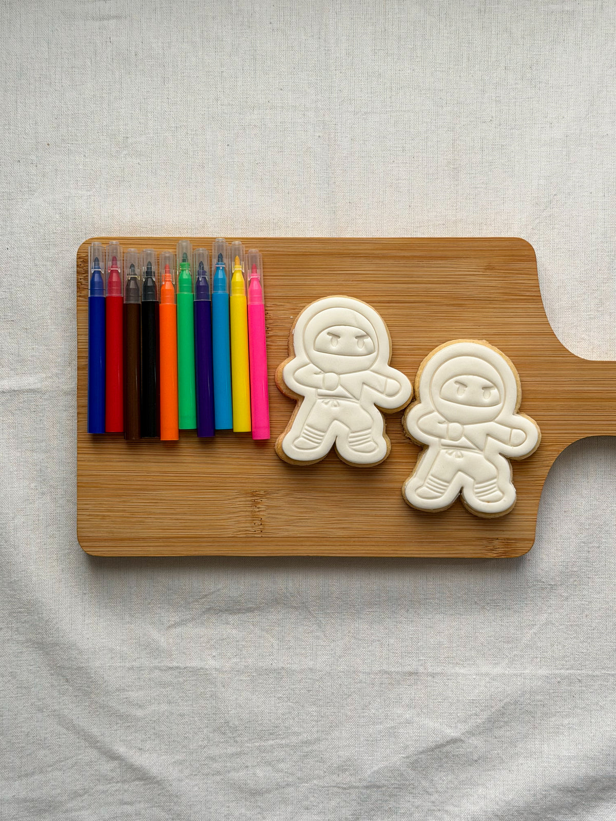 Ninja Colour-In Cookie Kit