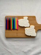 Train Colour-In Cookie Kit
