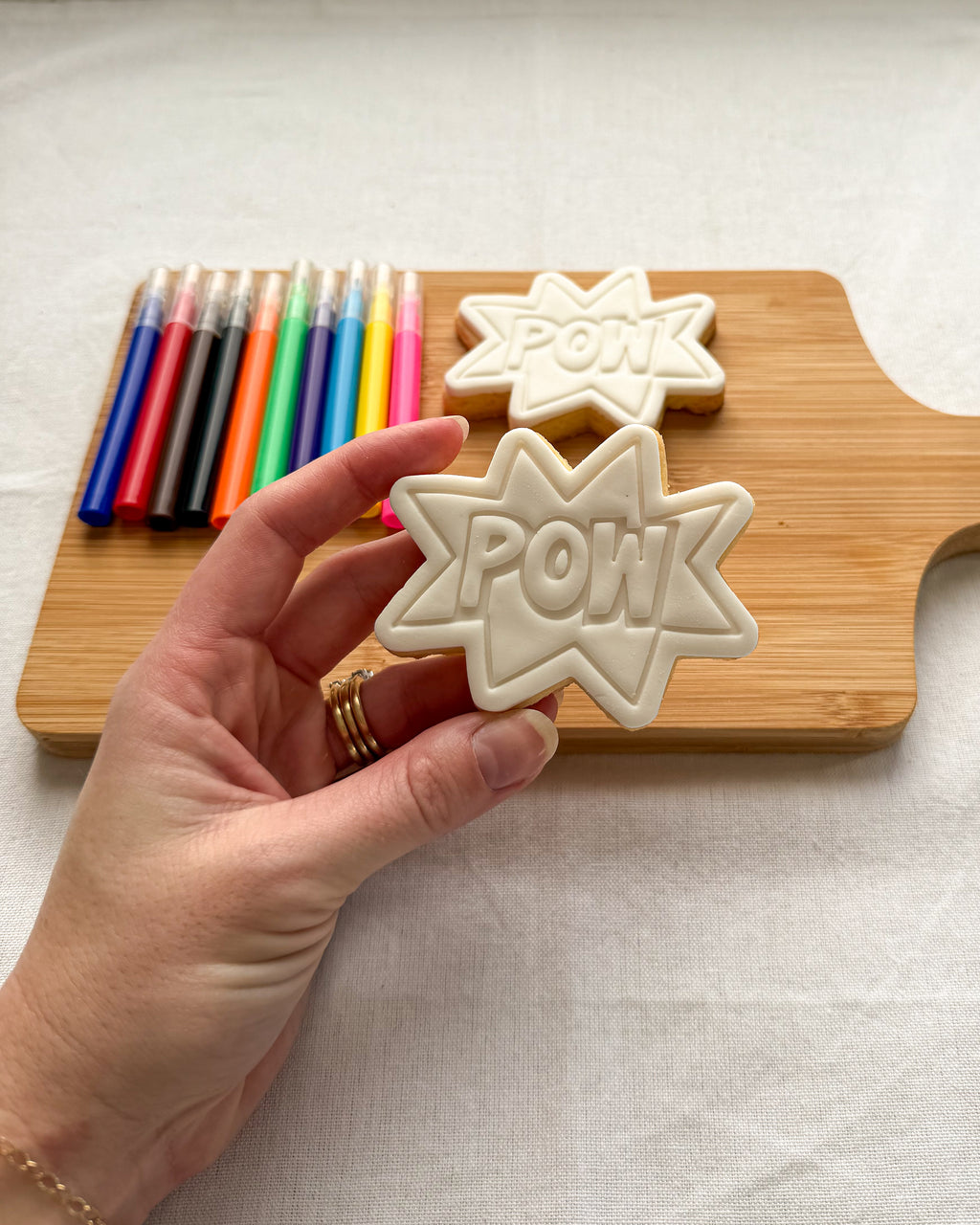 POW Colour-In Cookie Kit