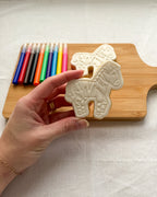Zebra Colour-In Cookie Kit