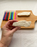 Racing Car Colour-In Cookie Kit
