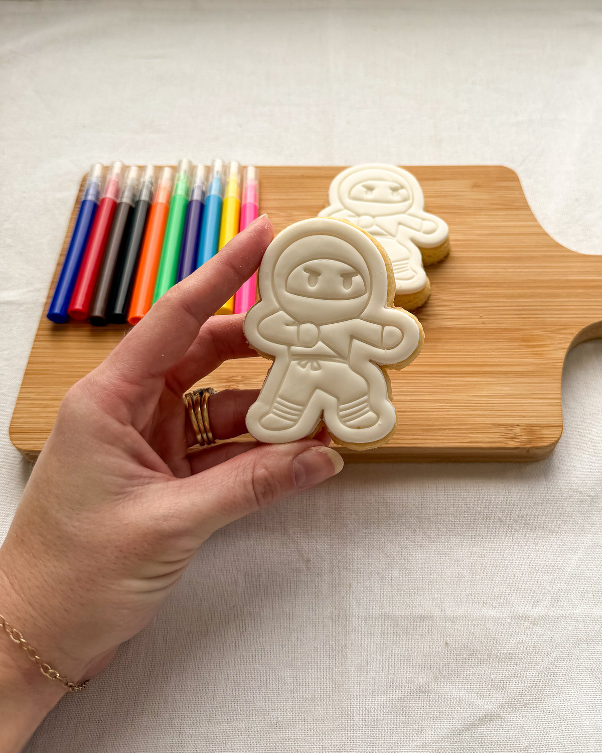 Ninja Colour-In Cookie Kit