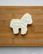 Zebra Colour-In Cookie Kit