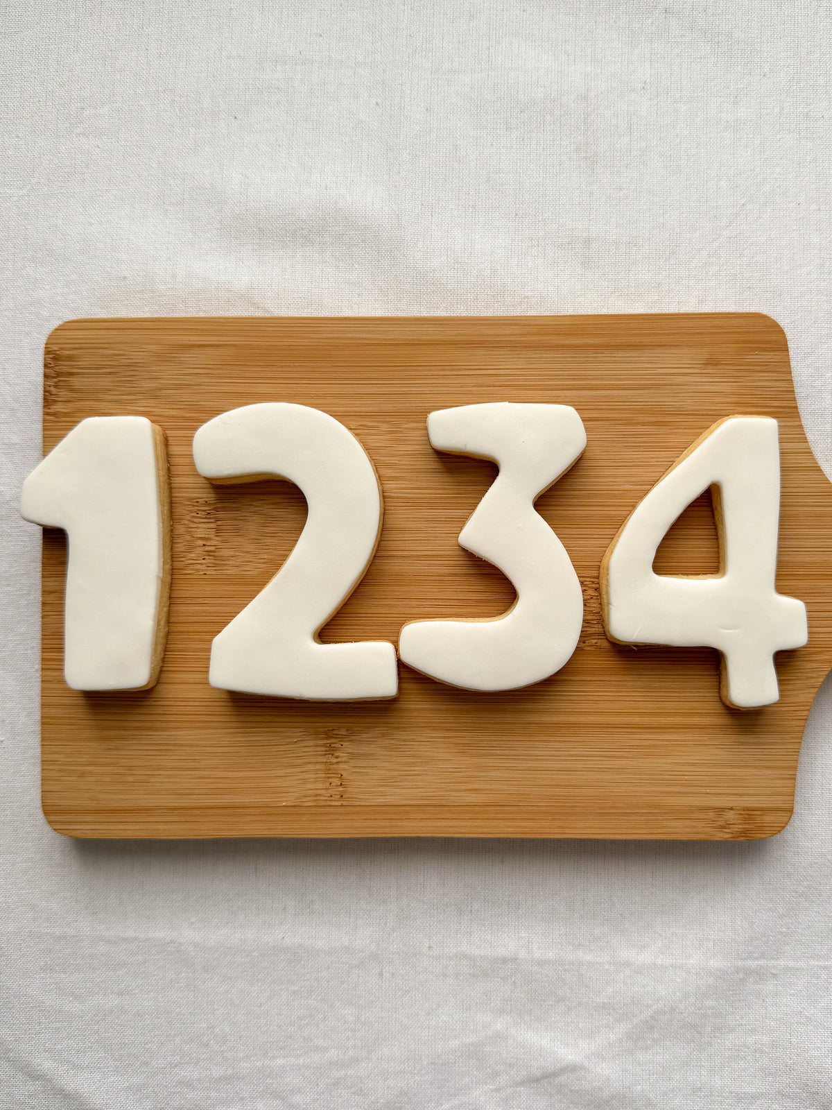 Custom Number Cookies
