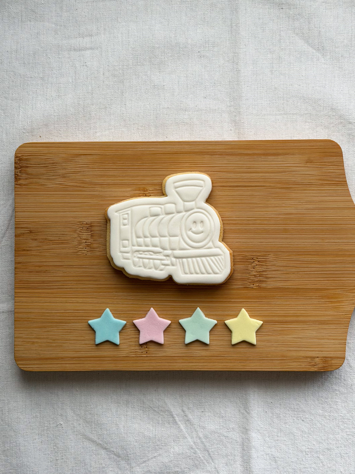 Train Themed Cookies