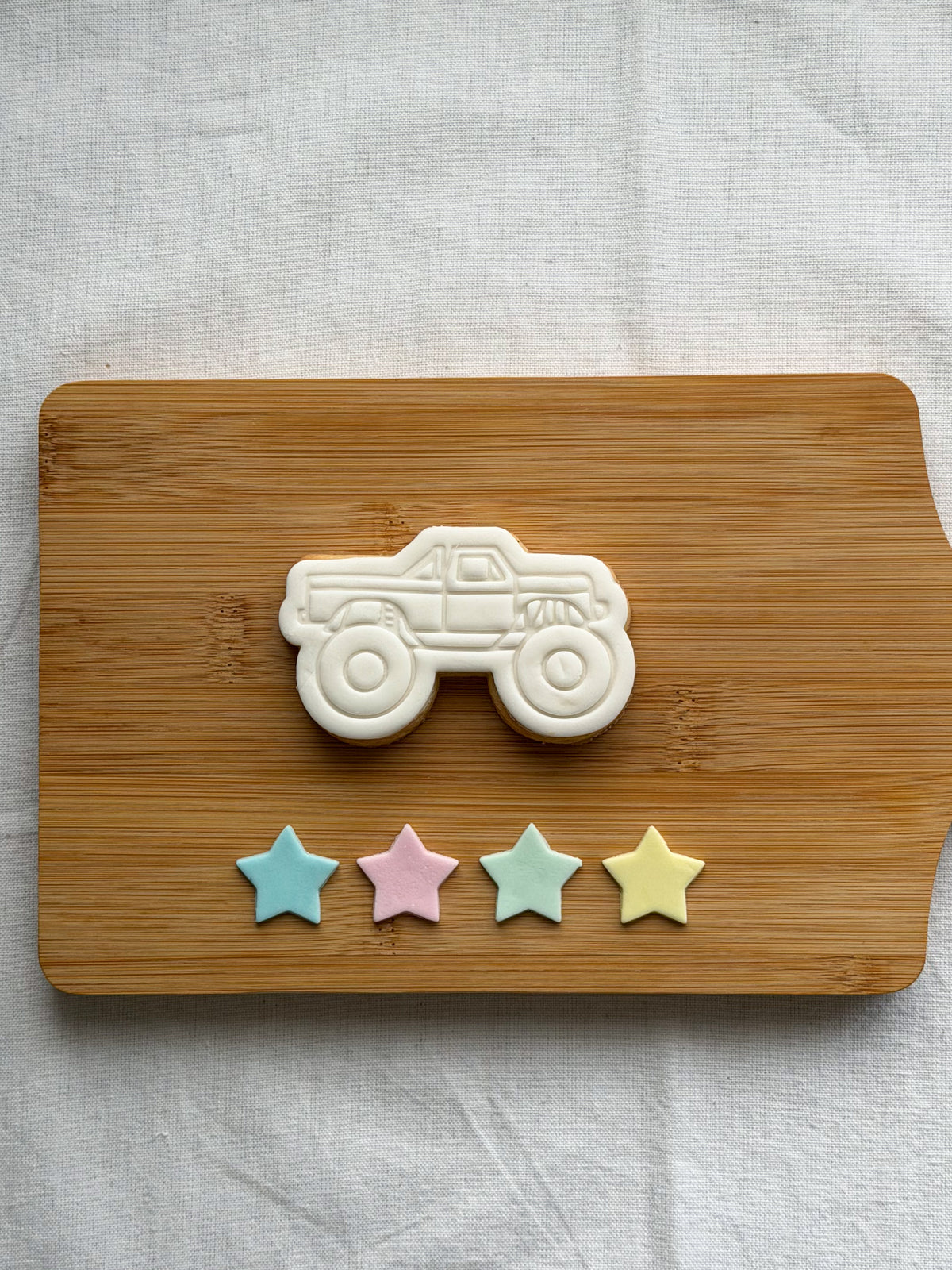 Monster Truck Themed Cookies