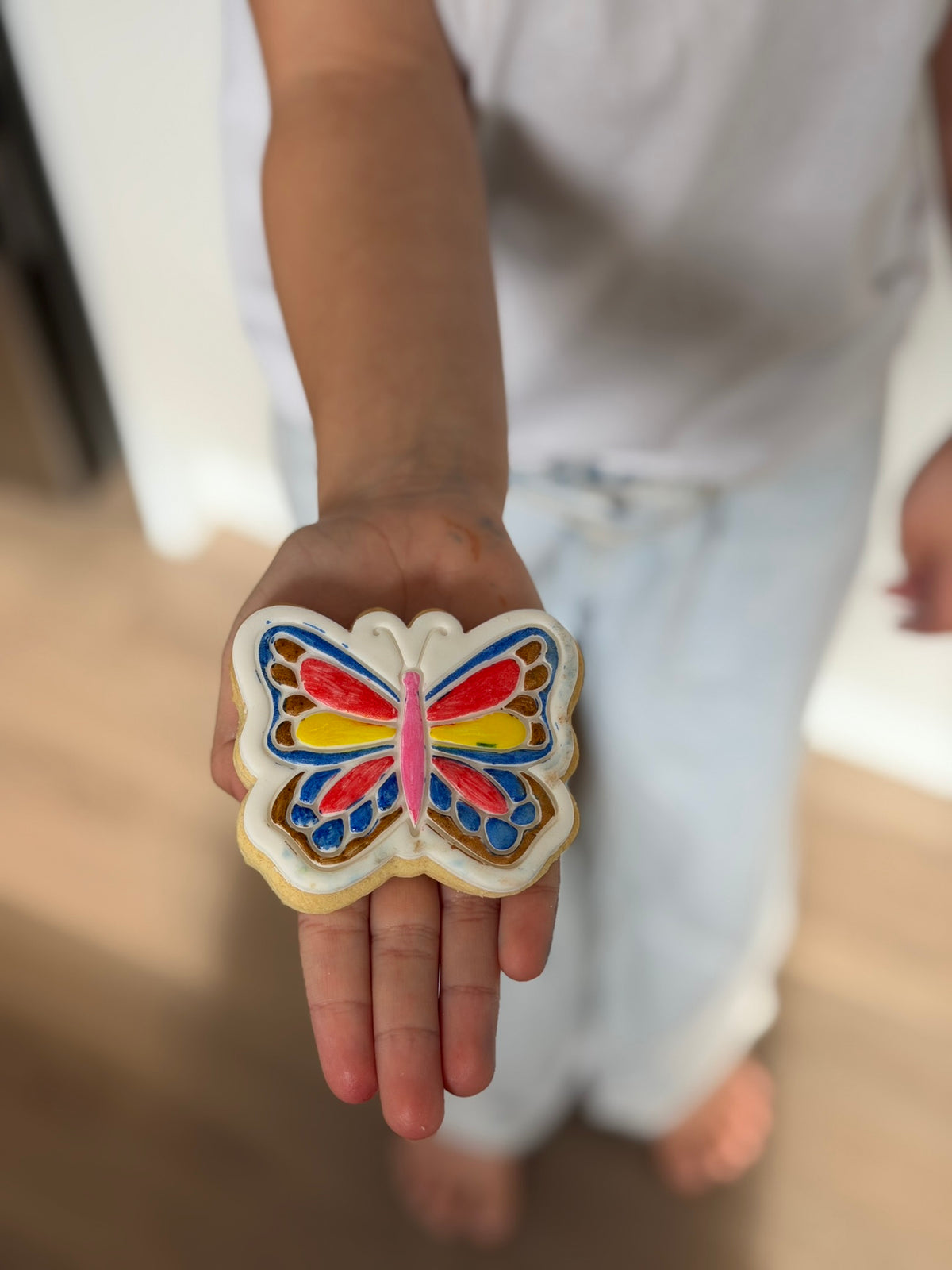 Butterfly Colour-In Cookie Kit