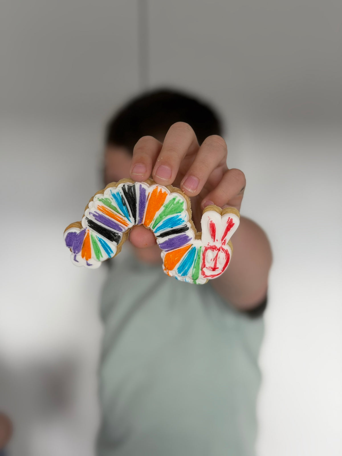Caterpillar Colour-In Cookie Kit