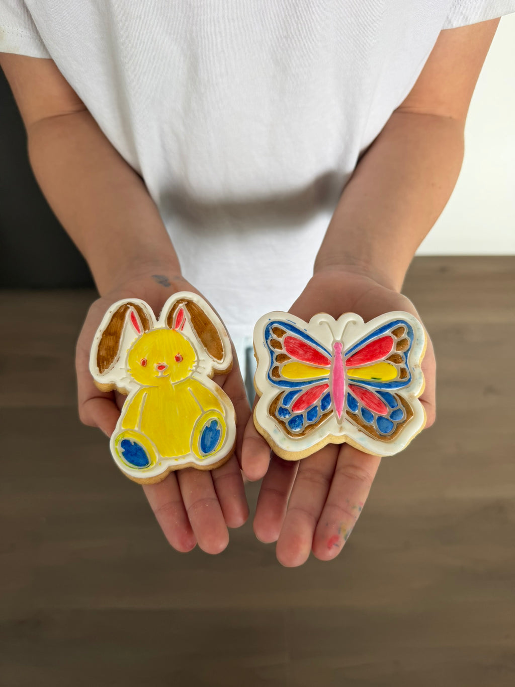 Bunny Colour-In Cookie Kit