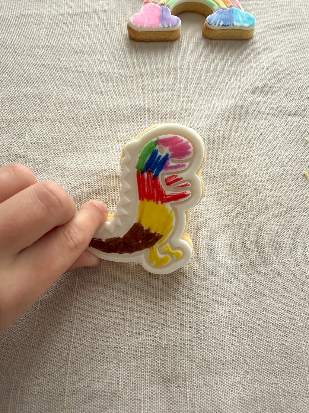 Dinosaur Colour-In Cookie Kit