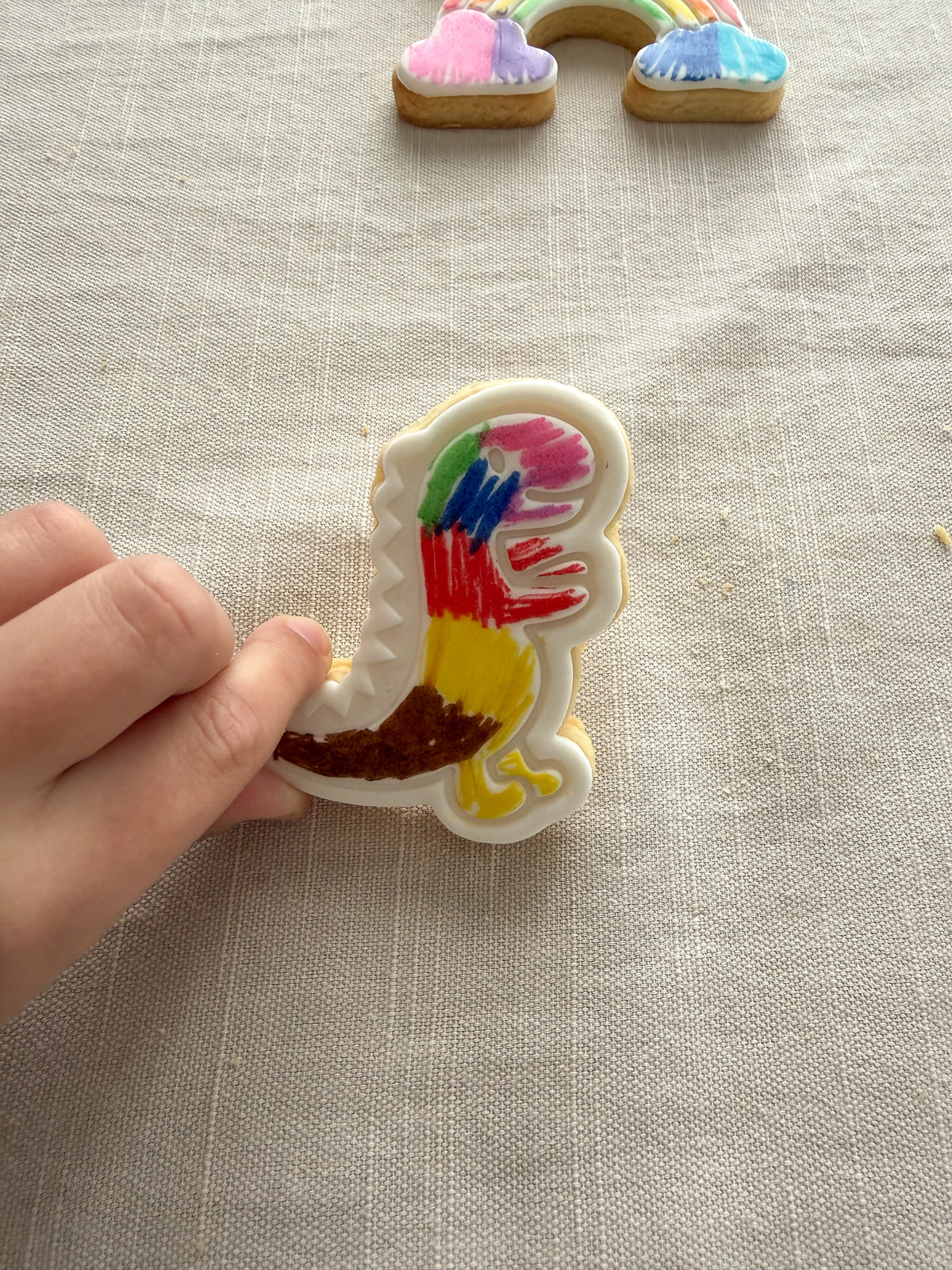 Dinosaur Colour-In Cookie Kit