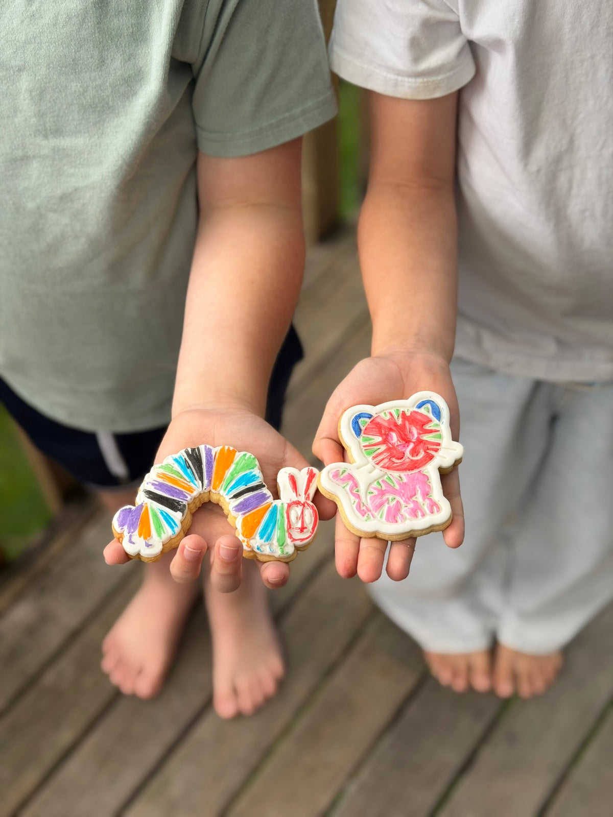 Tiger Colour-In Cookie Kit