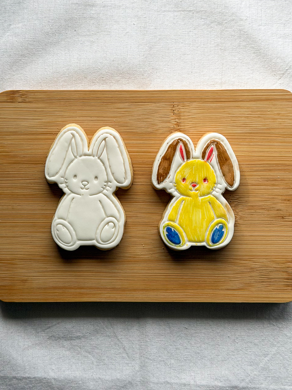 Bunny Colour-In Cookie Kit