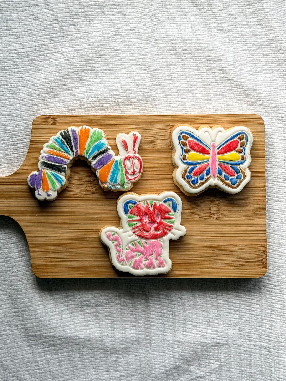 Tiger Colour-In Cookie Kit