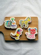Zebra Colour-In Cookie Kit
